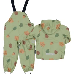 Barn Geggamoja Skal Och Regnkläder|Fleecekläder<Regnkläder Fleecefodrat Löv