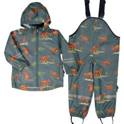 Barn Geggamoja Skal Och Regnkläder<Regnset Mamma Mu Grön