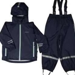 Barn Geggamoja Skal Och Regnkläder<Regnset ofodrat Navy