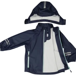 Barn Geggamoja Skal Och Regnkläder<Regnset ofodrat Navy