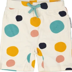 Barn Geggamoja Shorts|Bambukläder<Shorts Bambu Dots Beige