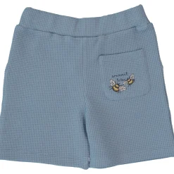 Barn Geggamoja Shorts<Shorts Waffle Dusty Blue