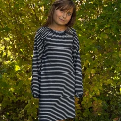 Barn Geggamoja Klänningar<Singoallaklänning Navy/Beige