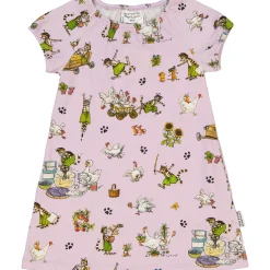 Barn Geggamoja Klänningar<Singoallaklänning Pettson och Findus Lila