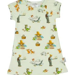 Barn Geggamoja Klänningar<Singoallaklänning Pettson och Findus Grön