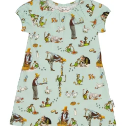 Barn Geggamoja Klänningar<Singoallaklänning Pettson och Findus Mint