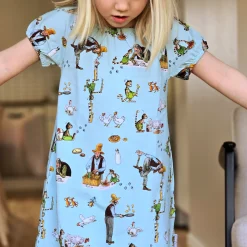 Barn Geggamoja Klänningar<Singoallaklänning Pettson och Findus Mint