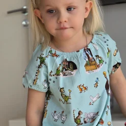 Barn Geggamoja Klänningar<Singoallaklänning Pettson och Findus Mint