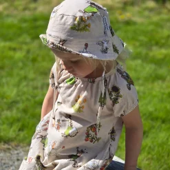 Barn Geggamoja Klänningar<Singoallaklänning Pettson och Findus Beige