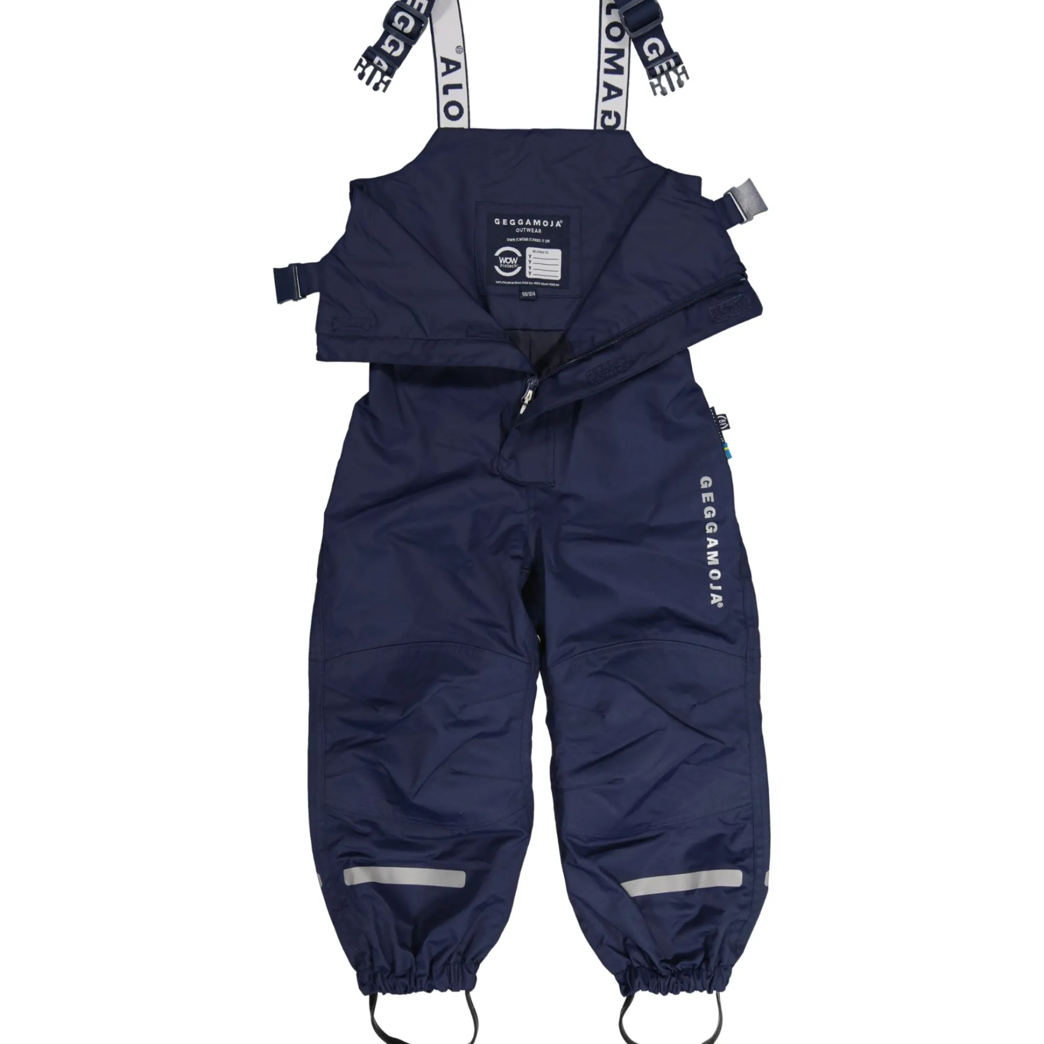 Barn Geggamoja Överdragsbyxor|Skal Och Regnkläder<Skalbyxa hög Navy