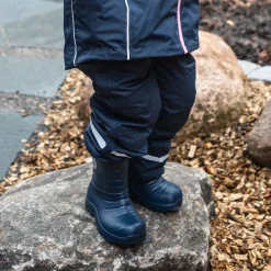 Barn Geggamoja Överdragsbyxor|Skal Och Regnkläder<Skalbyxa Marinblå