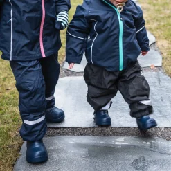 Barn Geggamoja Överdragsbyxor|Skal Och Regnkläder<Skalbyxa Marinblå