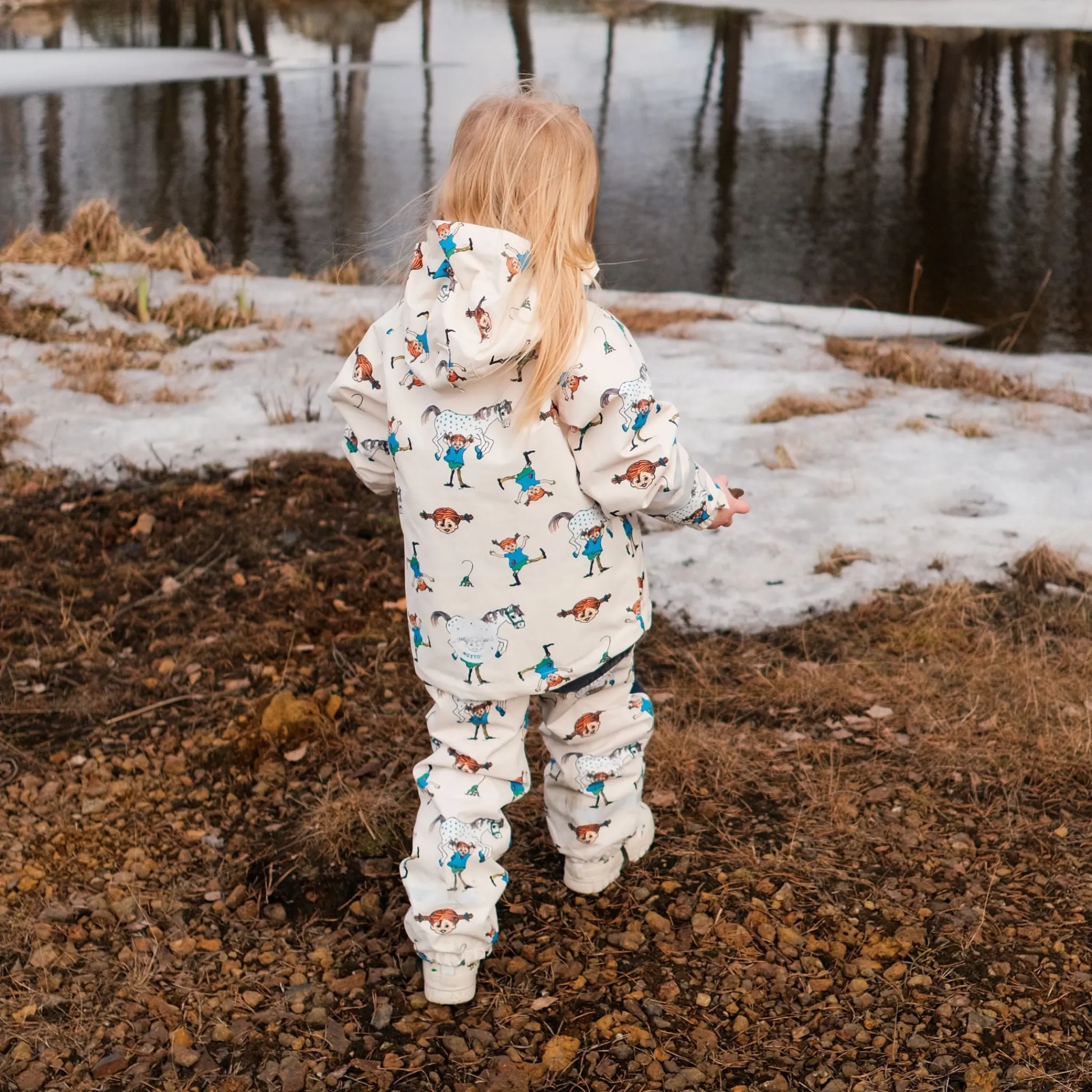 Barn Geggamoja Skal Och Regnkläder<Skalbyxa Pippi Långstump Beige