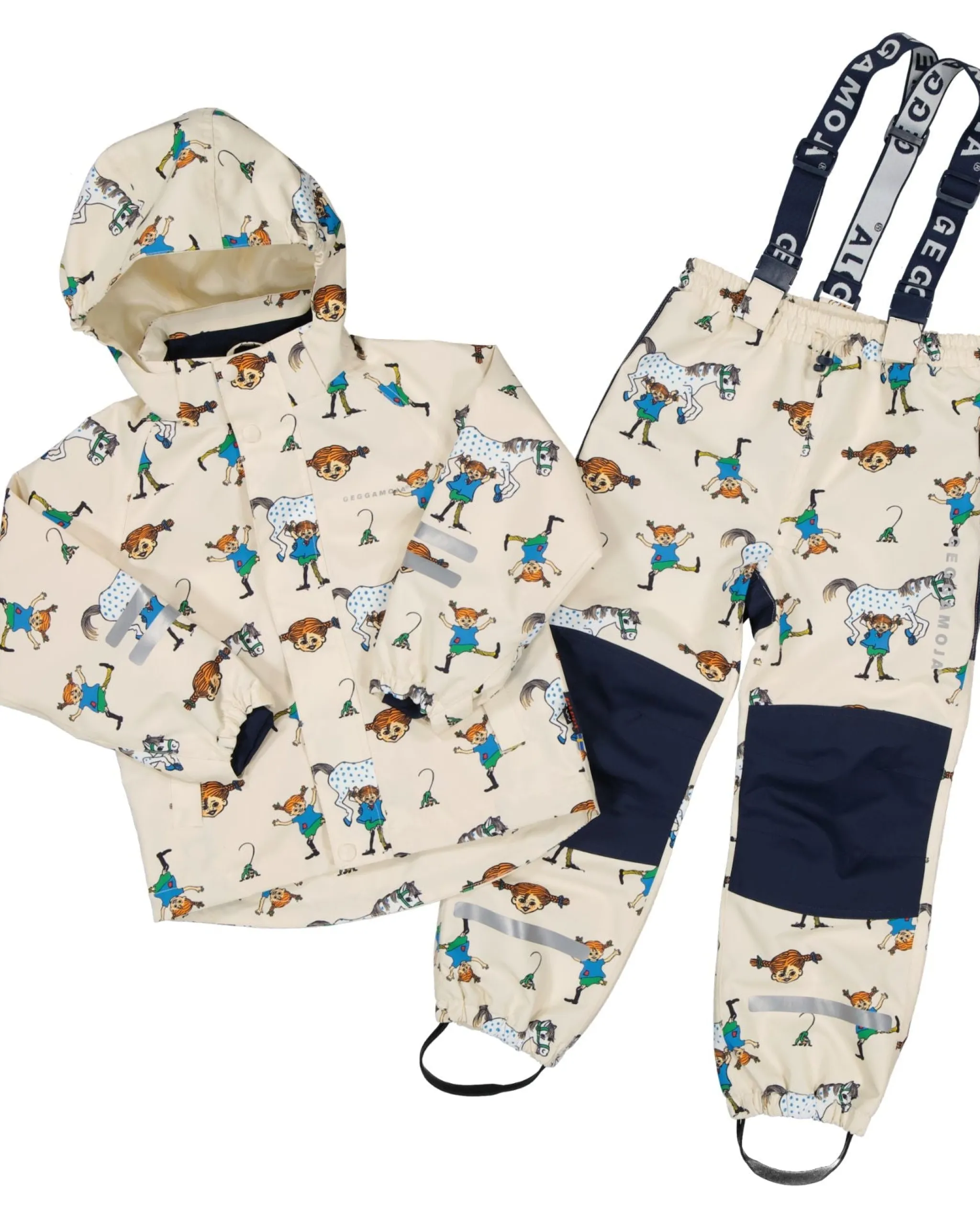 Barn Geggamoja Skal Och Regnkläder<Skalbyxa Pippi Långstump Beige