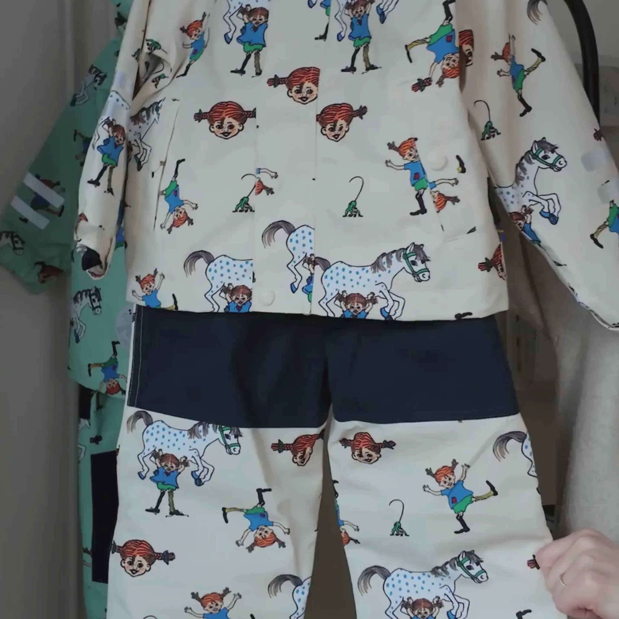 Barn Geggamoja Skal Och Regnkläder<Skalbyxa Pippi Långstump Beige