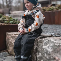 Barn Geggamoja Överdragsbyxor|Skal Och Regnkläder<Skalbyxor hög Svart