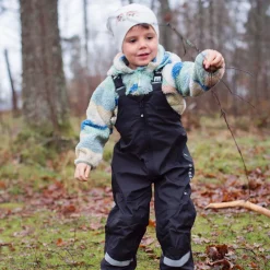 Barn Geggamoja Överdragsbyxor|Skal Och Regnkläder<Skalbyxor hög Svart