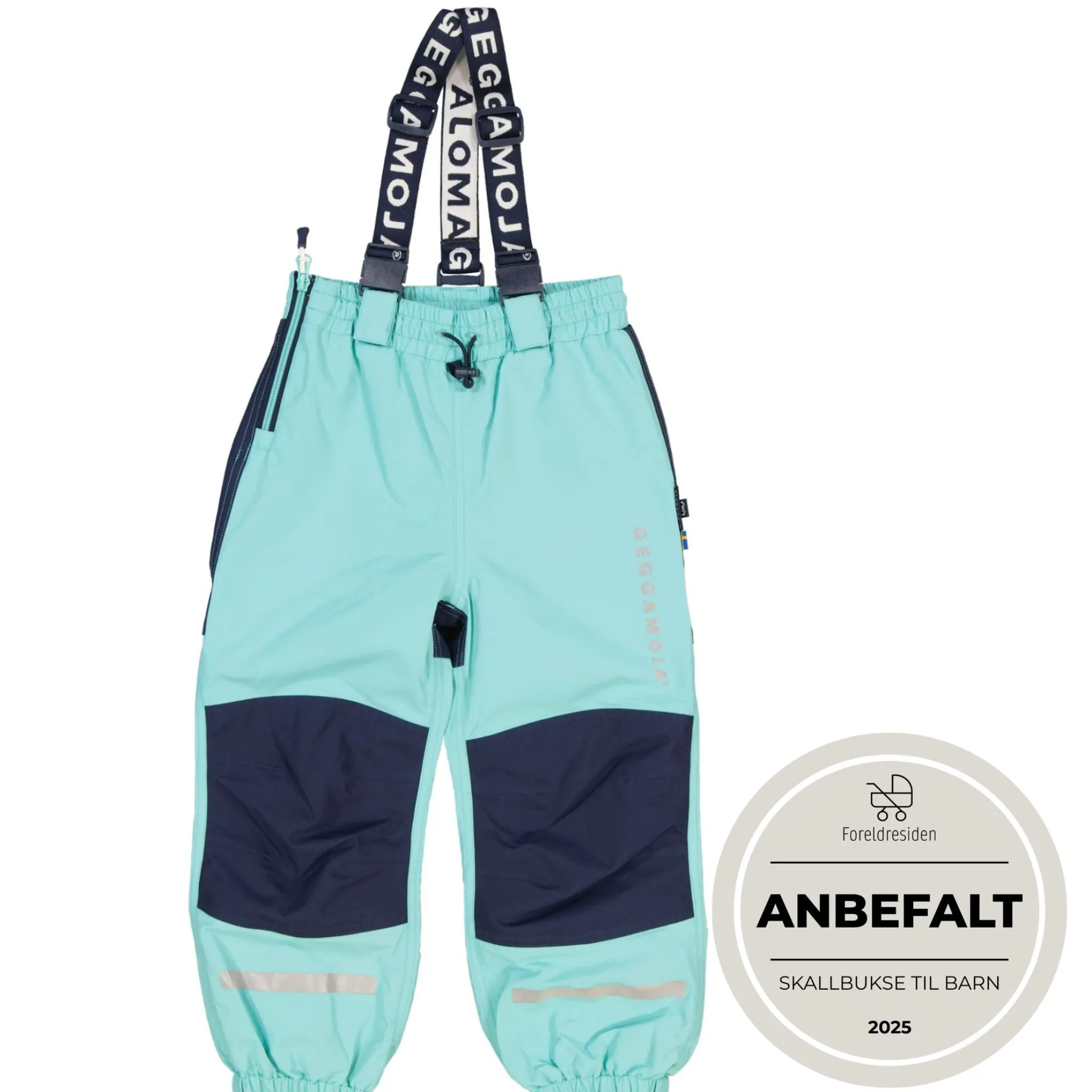 Barn Geggamoja Överdragsbyxor|Skal Och Regnkläder<Skalbyxor Mint