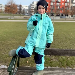 Barn Geggamoja Överdragsbyxor|Skal Och Regnkläder<Skalbyxor Mint