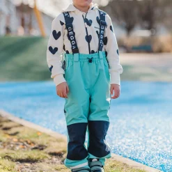 Barn Geggamoja Överdragsbyxor|Skal Och Regnkläder<Skalbyxor Mint