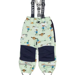 Barn Geggamoja Skal Och Regnkläder<Skalbyxor Pippi Långstrump Mint