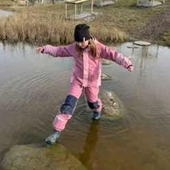 Barn Geggamoja Överdragsbyxor|Skal Och Regnkläder<Skalbyxor Rosa