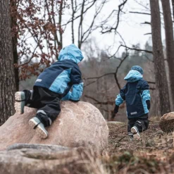 Barn Geggamoja Jackor|Skal Och Regnkläder<Skaljacka Blå