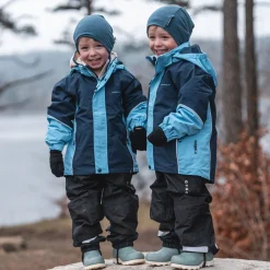 Barn Geggamoja Jackor|Skal Och Regnkläder<Skaljacka Blå