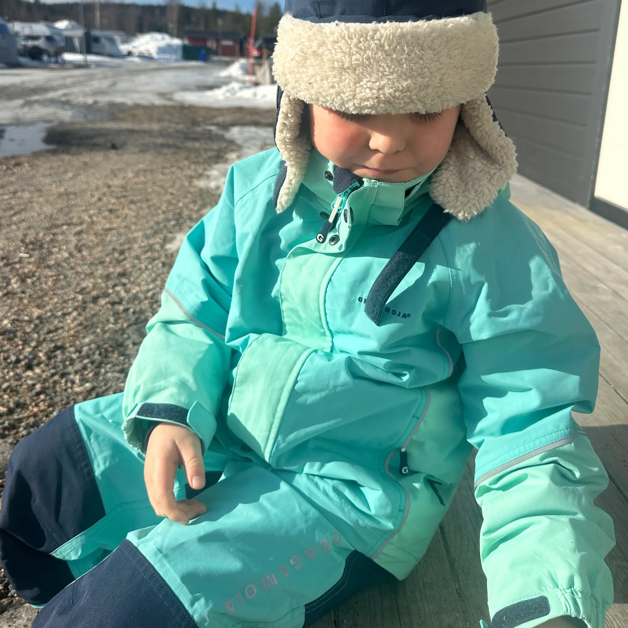 Barn Geggamoja Jackor|Skal Och Regnkläder<Skaljacka Mint