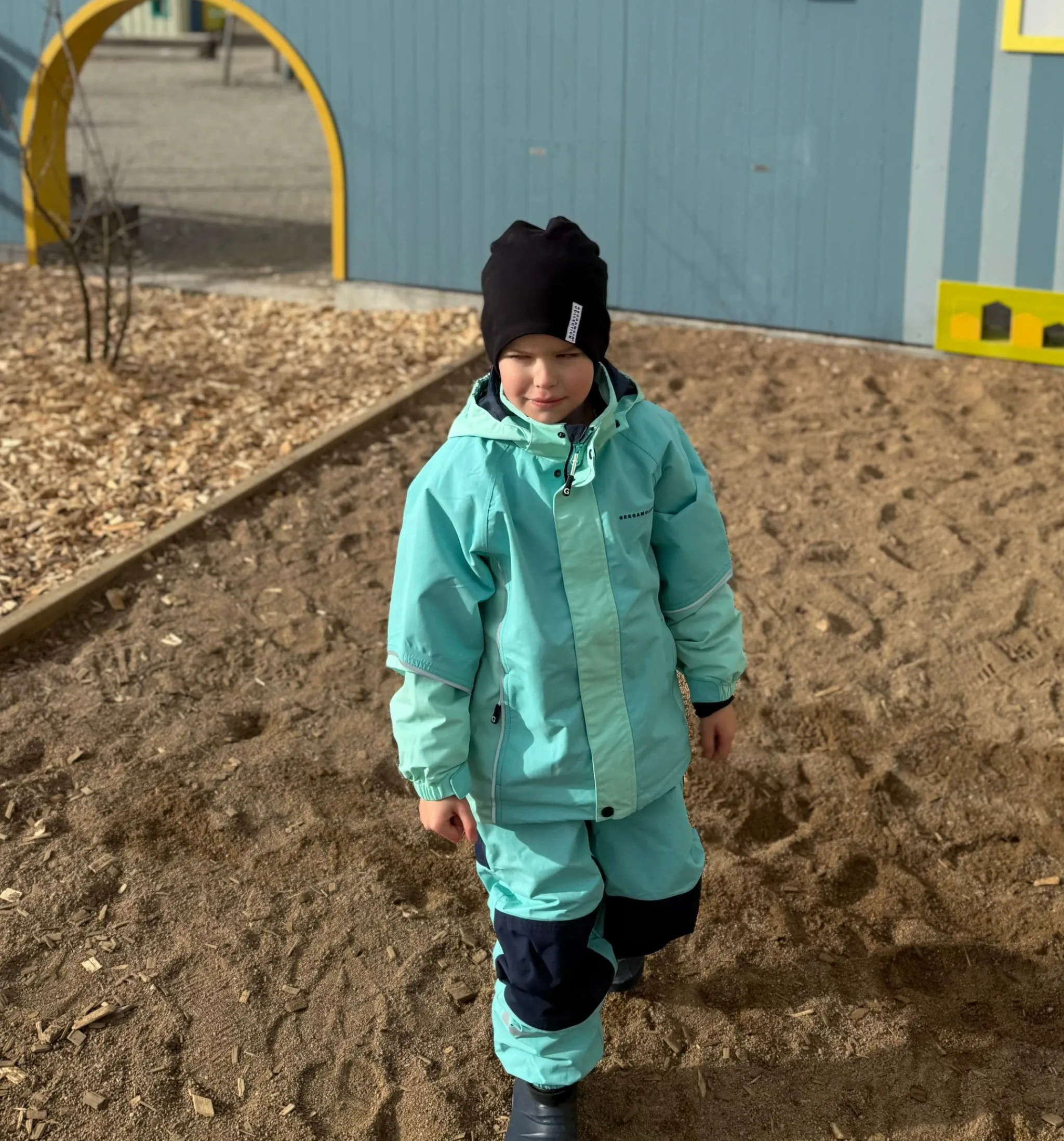 Barn Geggamoja Jackor|Skal Och Regnkläder<Skaljacka Mint