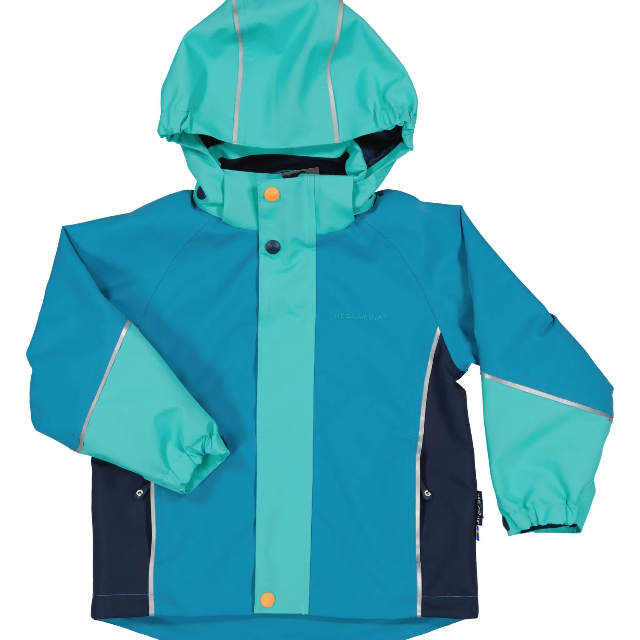 Barn Geggamoja Jackor|Skal Och Regnkläder<Skaljacka Petrol