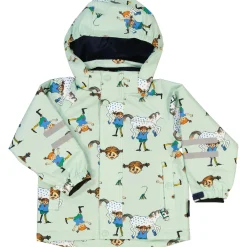 Barn Geggamoja Jackor|Skal Och Regnkläder<Skaljacka Pippi Långstrump Mint
