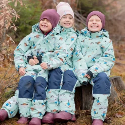 Barn Geggamoja Jackor|Skal Och Regnkläder<Skaljacka Pippi Långstrump Mint