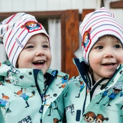 Barn Geggamoja Jackor|Skal Och Regnkläder<Skaljacka Pippi Långstrump Mint