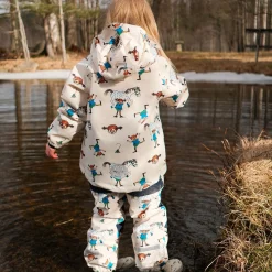 Barn Geggamoja Skal Och Regnkläder<Skaljacka Pippi Långstump Beige