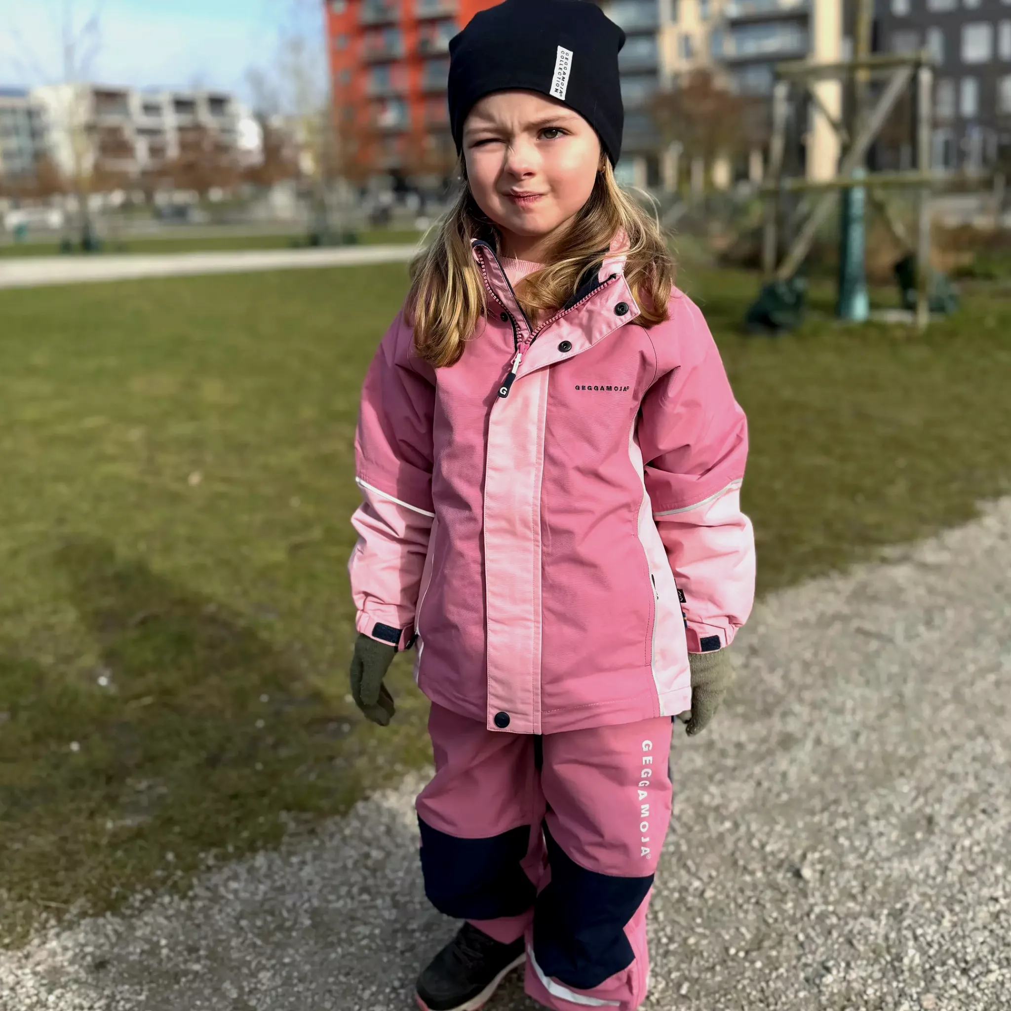 Barn Geggamoja Jackor|Skal Och Regnkläder<Skaljacka Rosa
