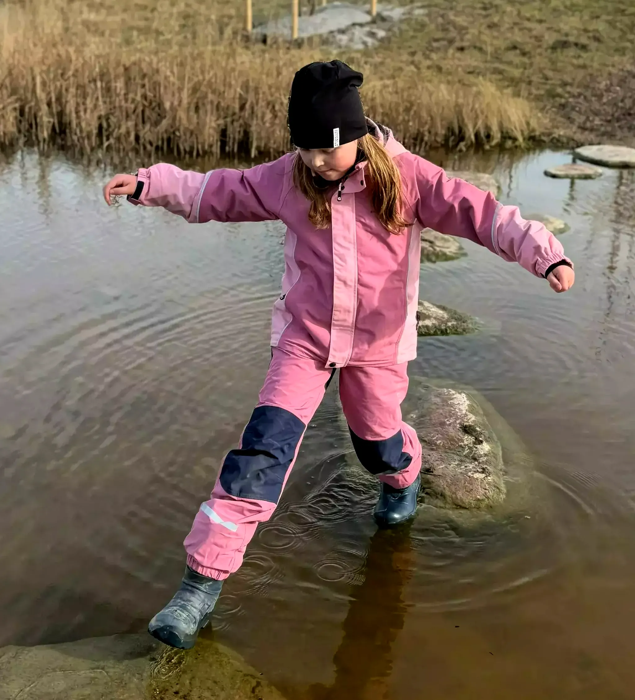 Barn Geggamoja Jackor|Skal Och Regnkläder<Skaljacka Rosa