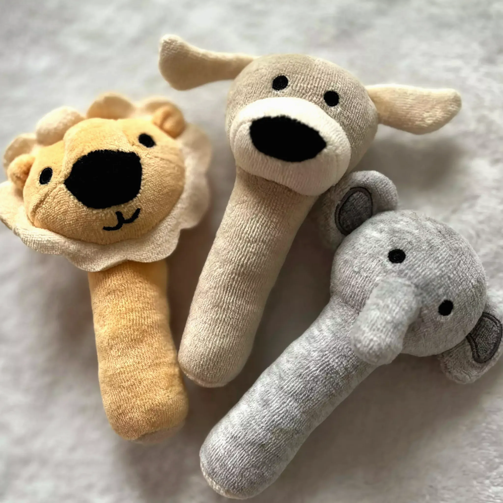 Geggamoja Mjukisdjur Och Doddi<Skallra Beige Doddi