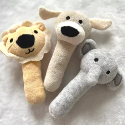 Geggamoja Mjukisdjur Och Doddi<Skallra Grå Elefant