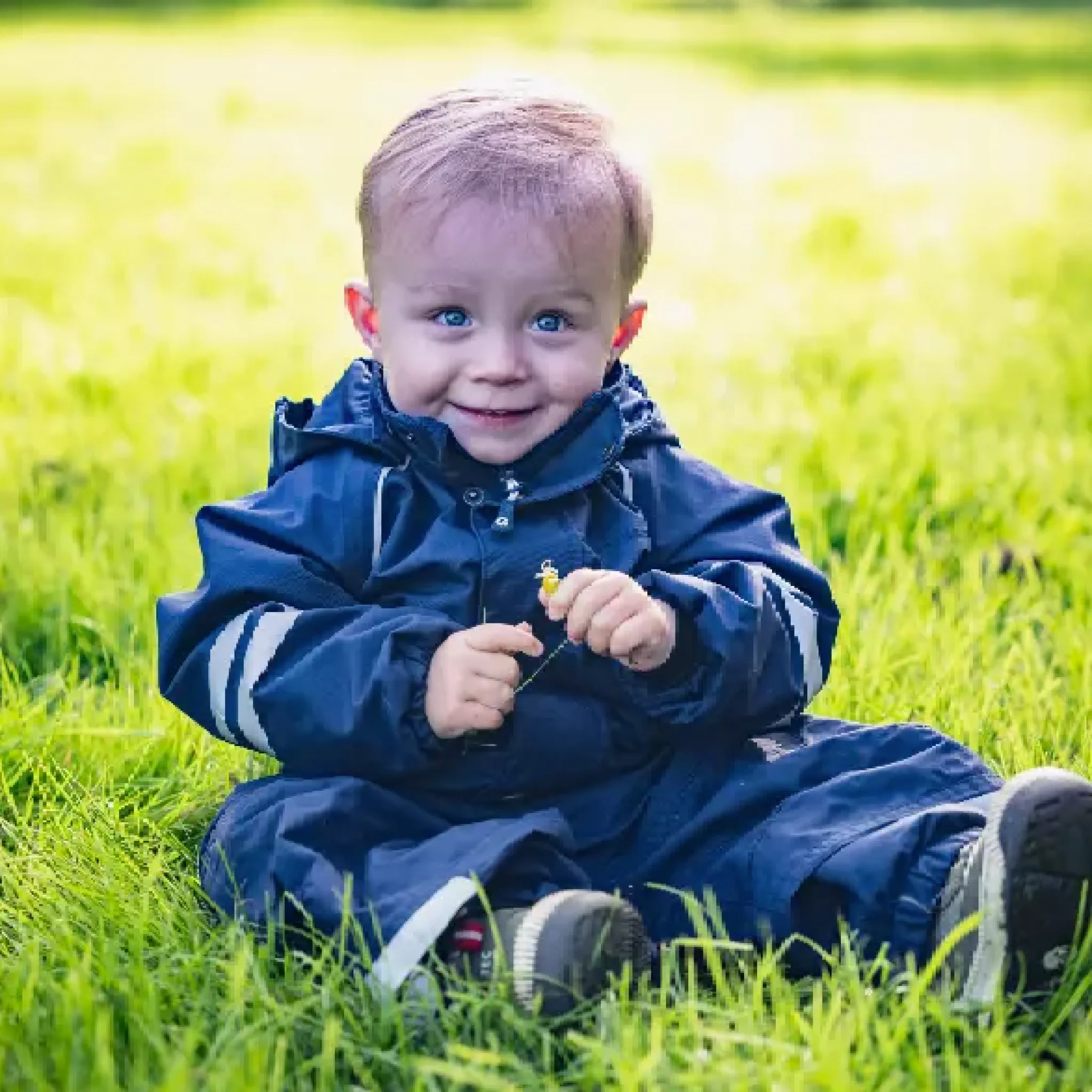 Barn Geggamoja Overaller|Skal Och Regnkläder<Skaloverall Marinblå