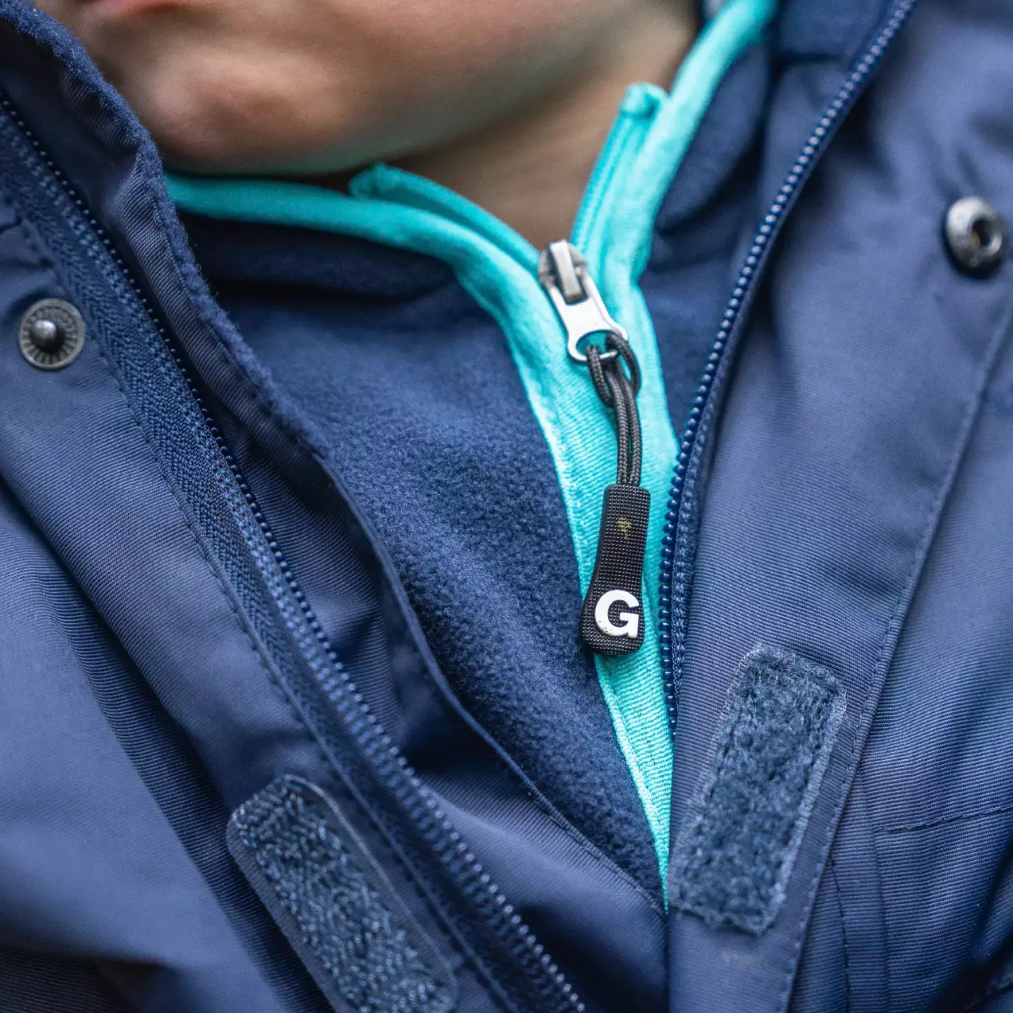 Barn Geggamoja Overaller|Skal Och Regnkläder<Skaloverall Marinblå