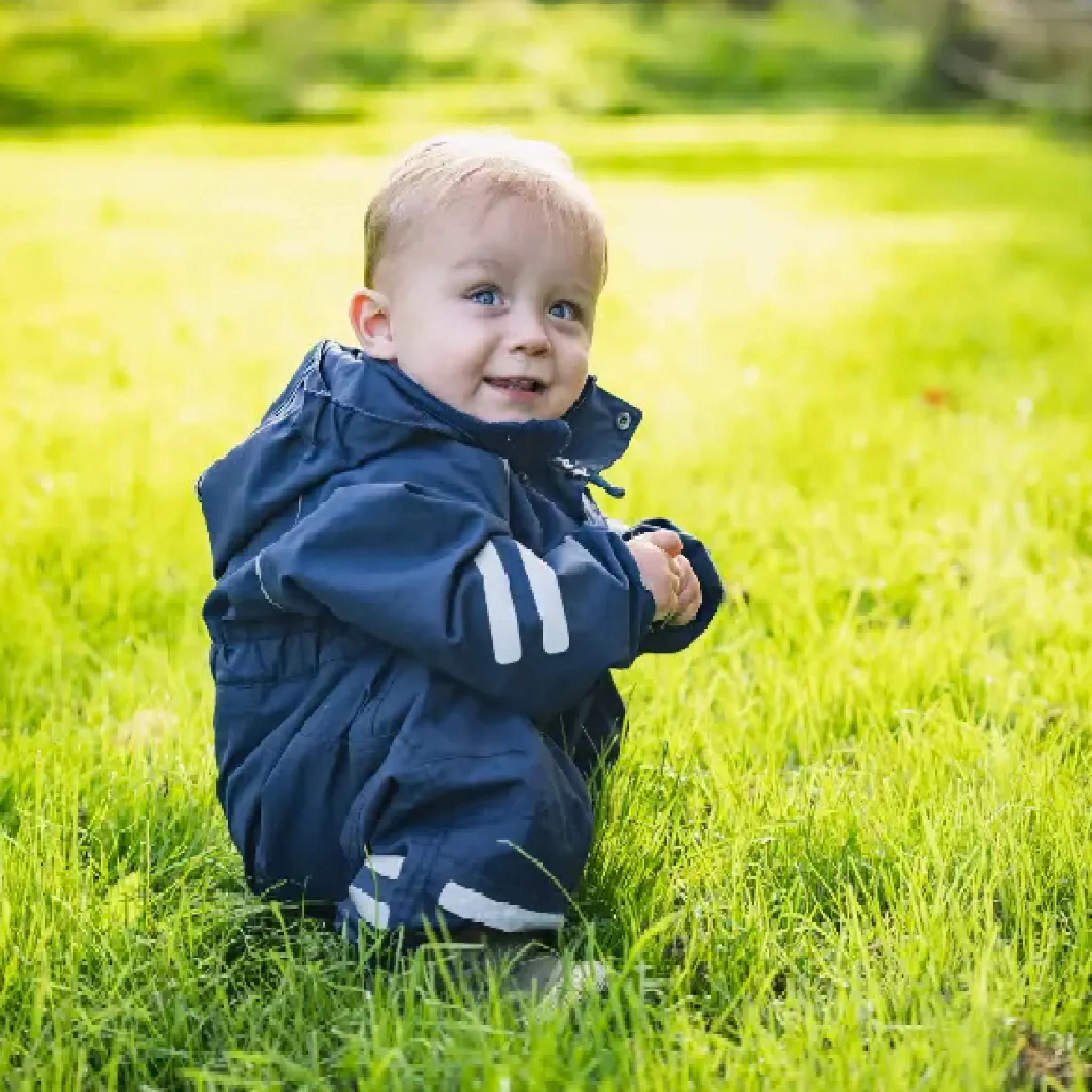 Barn Geggamoja Overaller|Skal Och Regnkläder<Skaloverall Marinblå