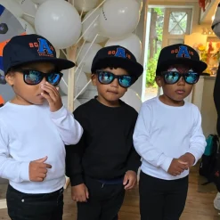 Barn Geggamoja Solhattar Och Kepsar<Skatekeps Aaron Navy