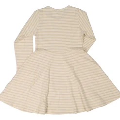 Barn Geggamoja Klänningar|Bambukläder<Snurrklänning Bambu Classic Vit/Beige