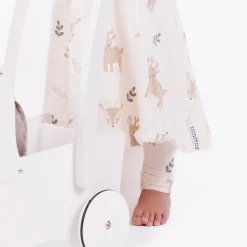 Barn Geggamoja Klänningar|Bambukläder<Snurrklänning Bambu Ren Beige