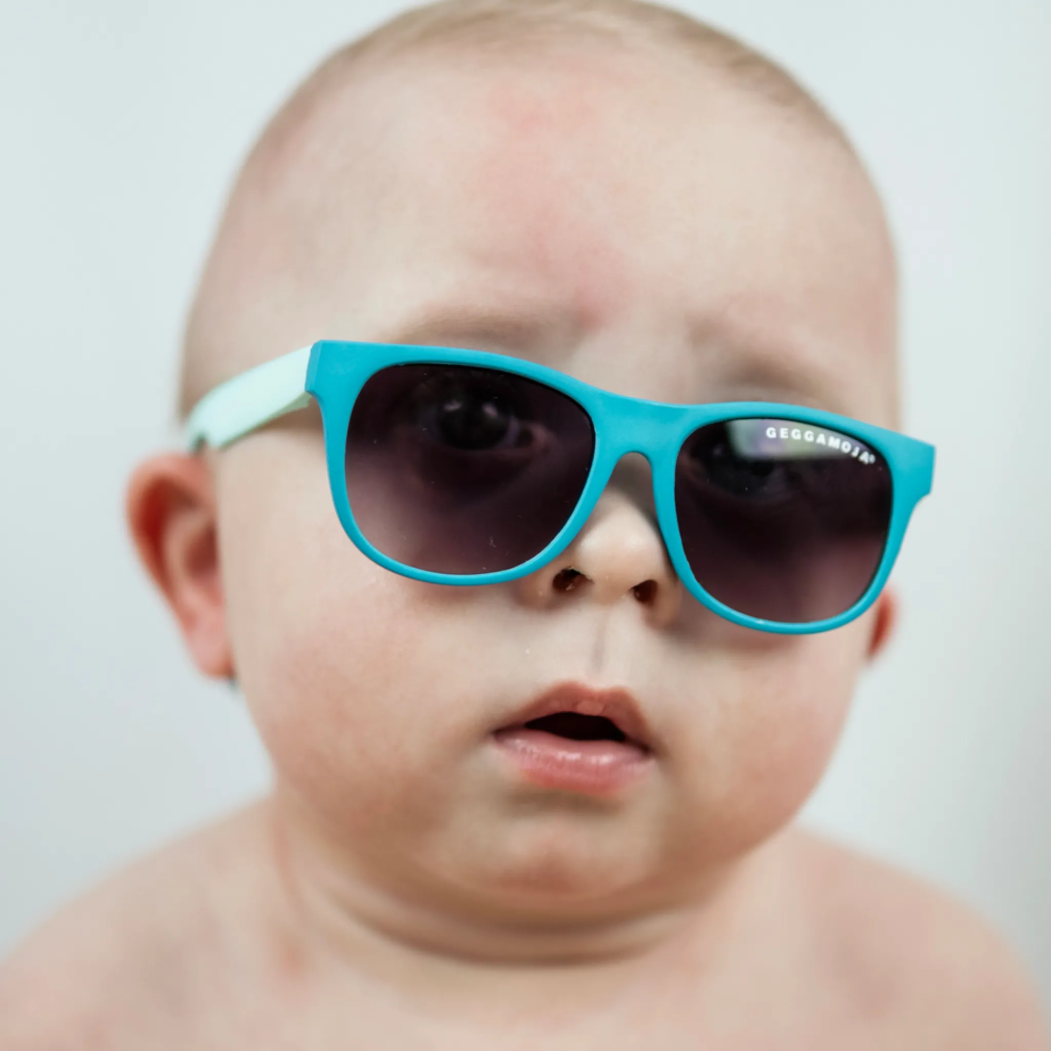 Barn Geggamoja Solglasögon|Nyfödd<Solglasögon Baby 0-10 m- Blå