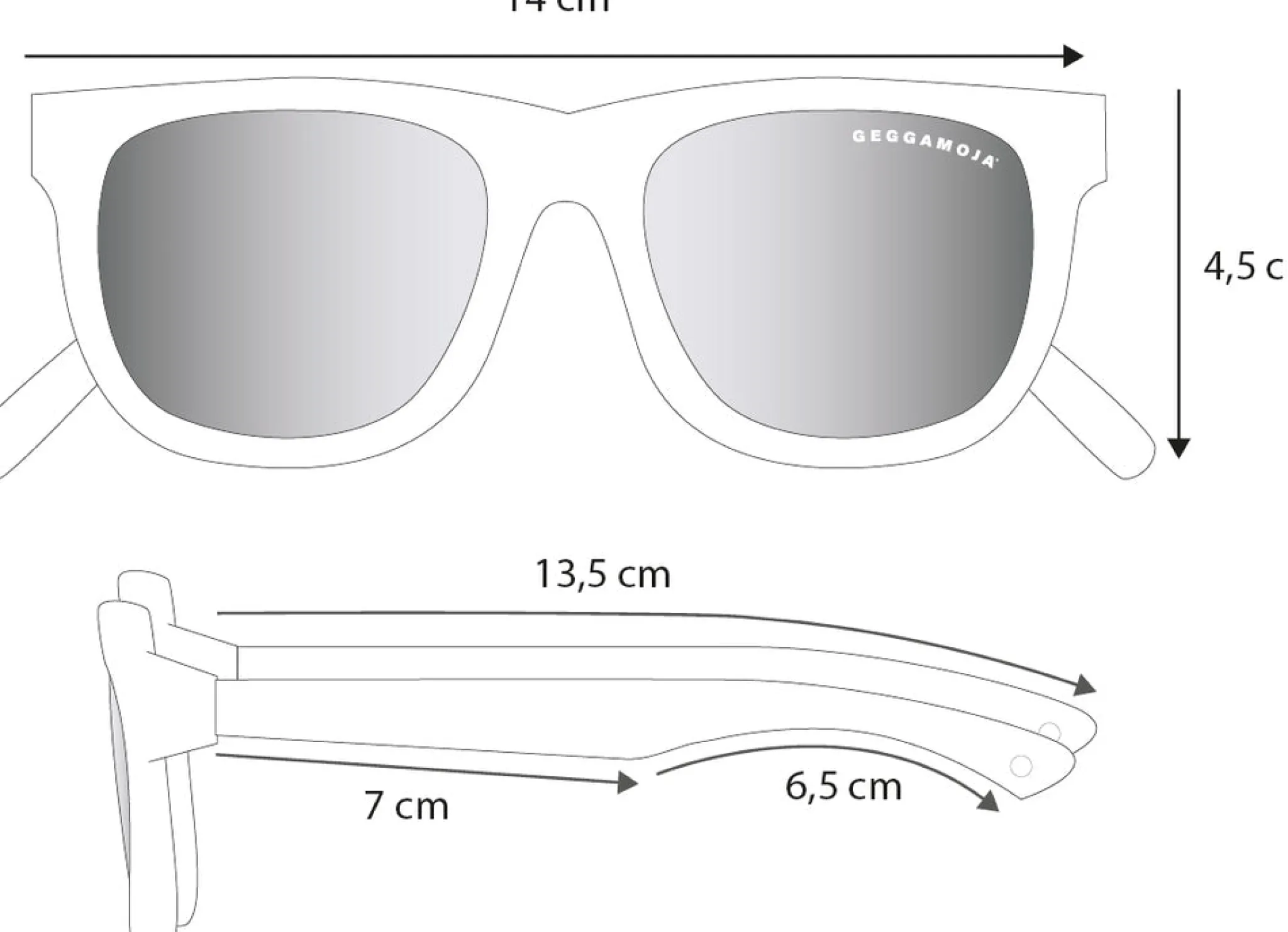 Geggamoja Solglasögon<Solglasögon Barn 6-11 År - Kamouflage