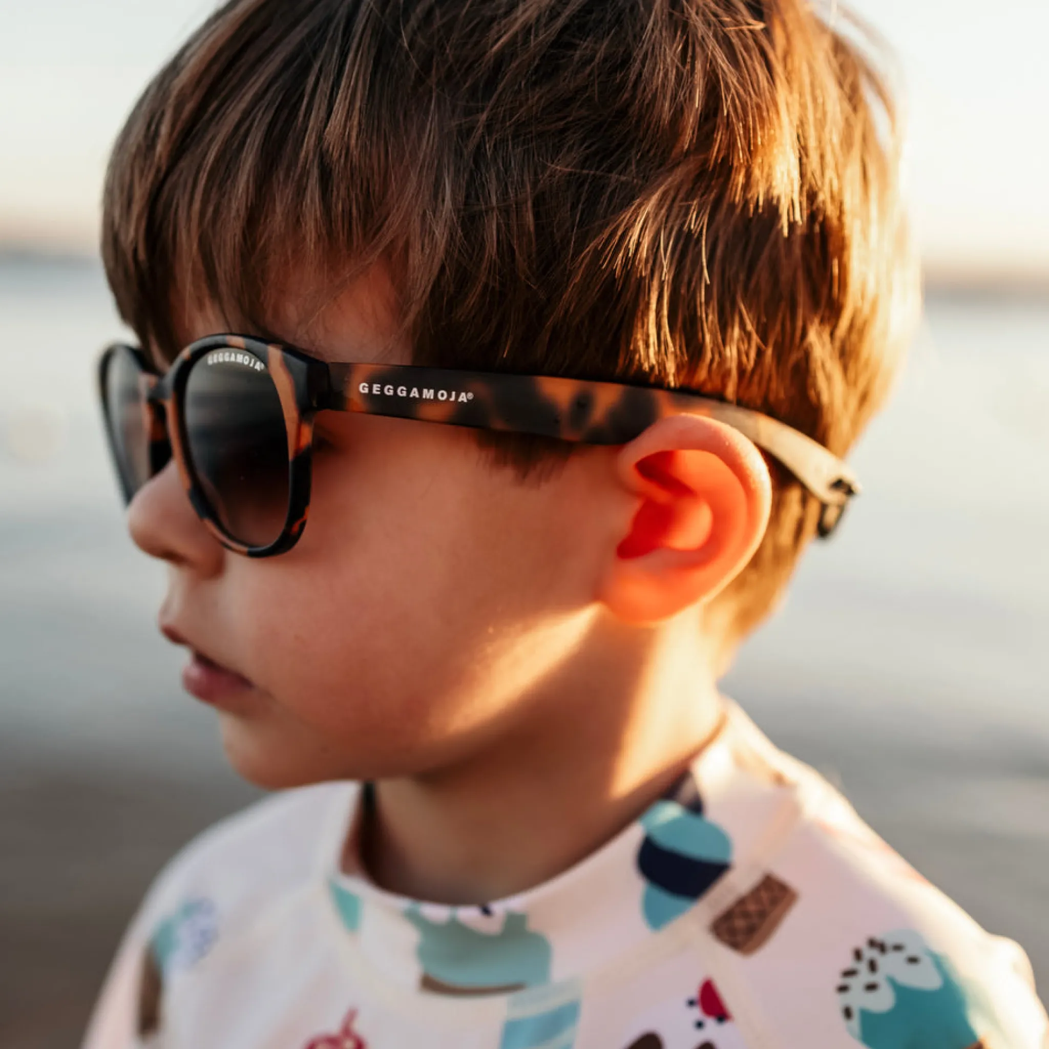 Geggamoja Solglasögon<Solglasögon Barn 2-6 år Brun