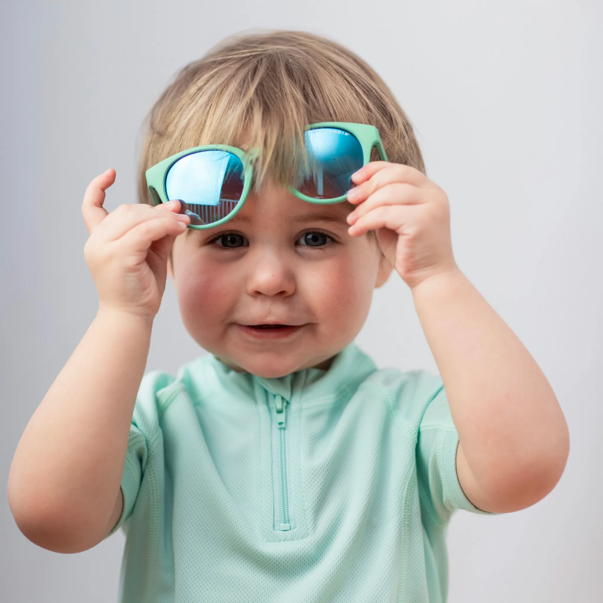 Geggamoja Solglasögon<Solglasögon Barn 2-6 år Grön