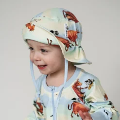 Barn Geggamoja Solhattar Och Kepsar<Solhatt Mamma Mu Och Kråkan Pastell